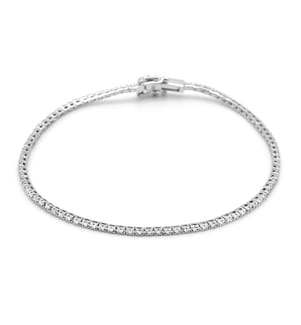 River Bracelet - 375/1000 White Gold