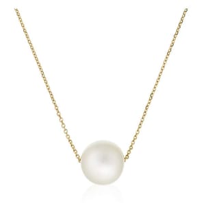 Necklace Single Pearl - Yellow Gold 375/1000