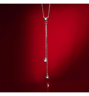 Cordou necklace - White gold 375/1000