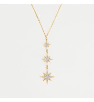 Mon étoile necklace - Yellow gold 375/1000