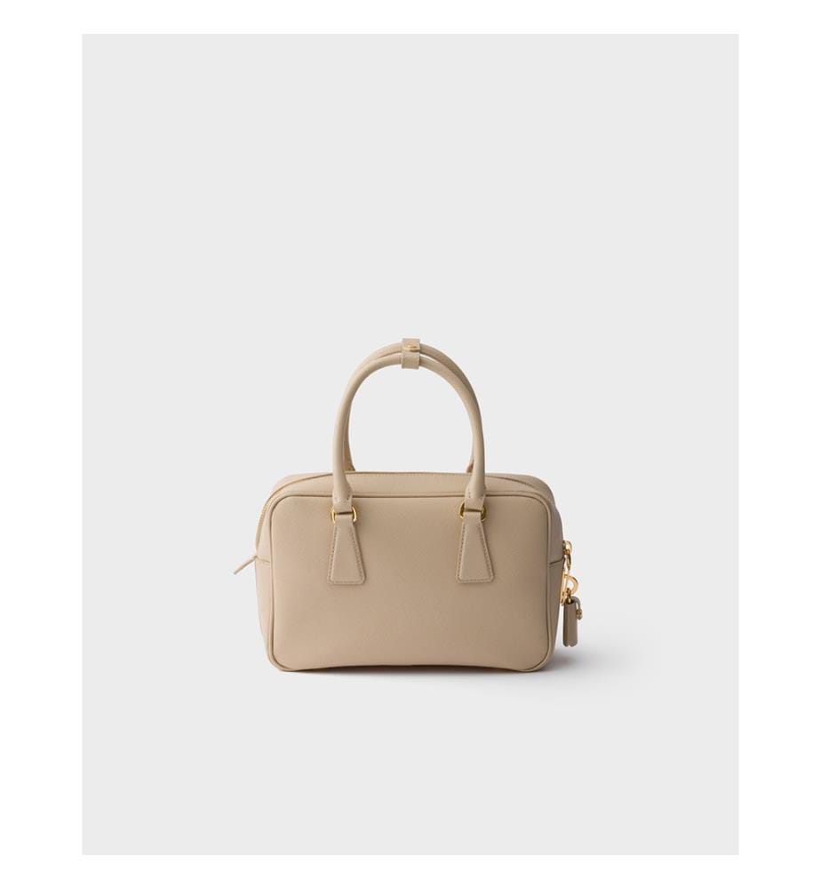 Petit sac à main Saffiano - Travertin