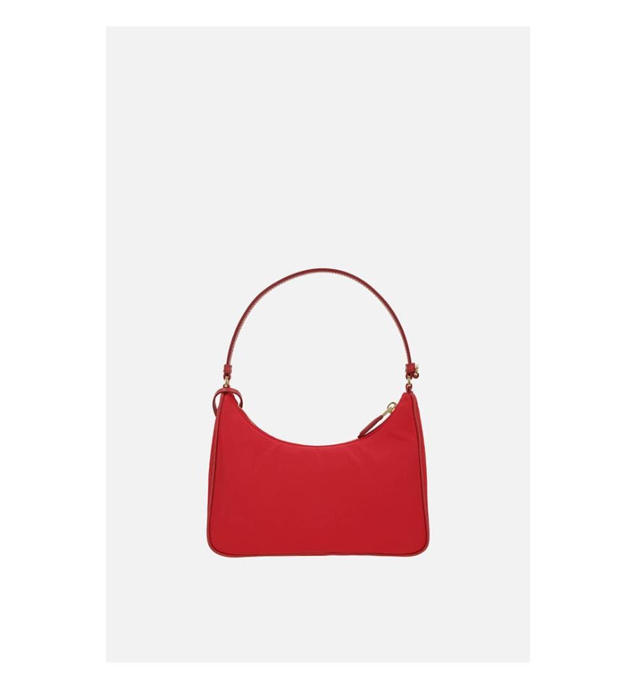 Mini sa Re-Edition 2005 in Re-Nylon and Saffiano - Red