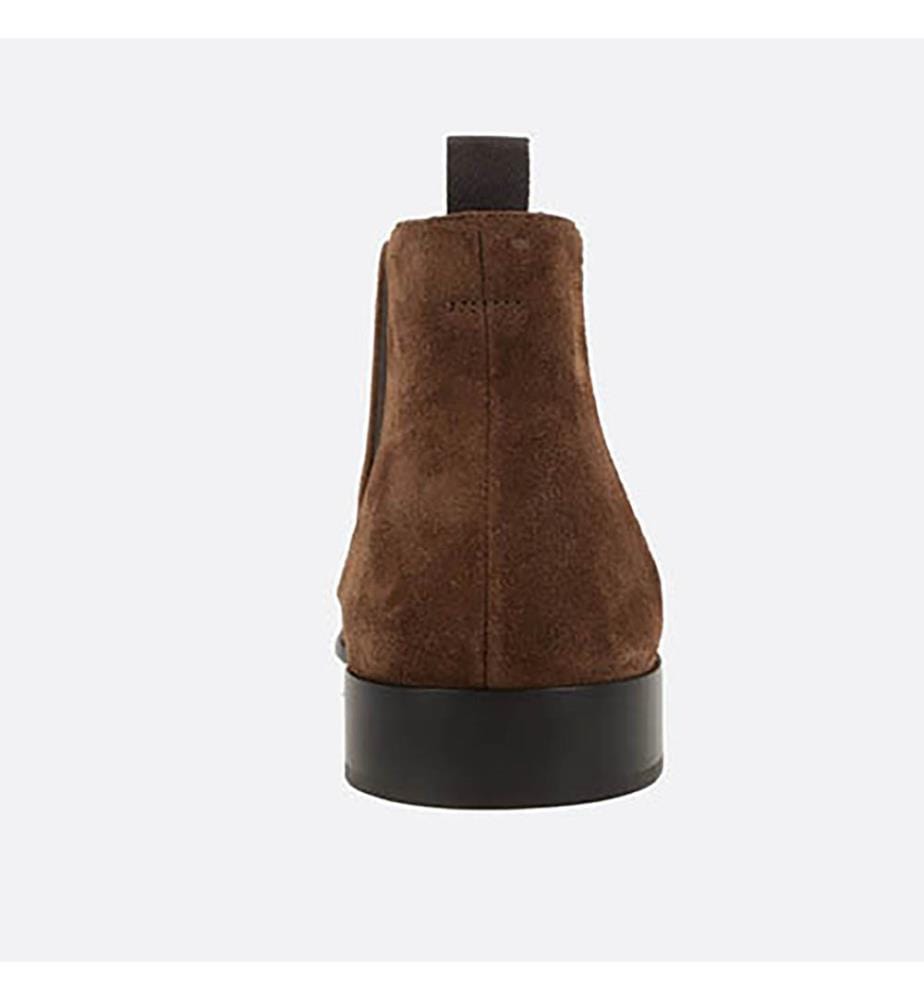 Stivali Chelsea in pelle scamosciata - Marrone