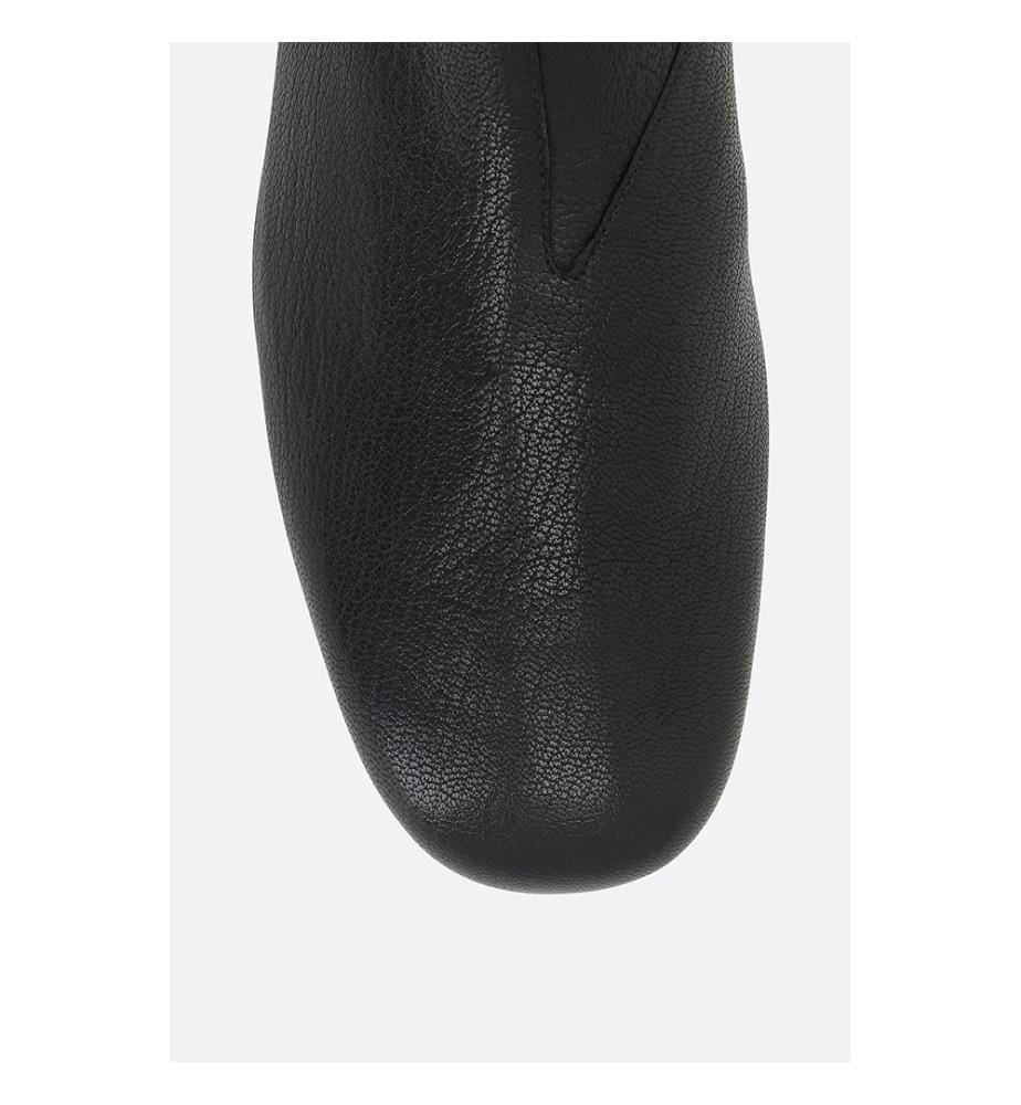 Bottes Chelsea en cuir Lux - Noir