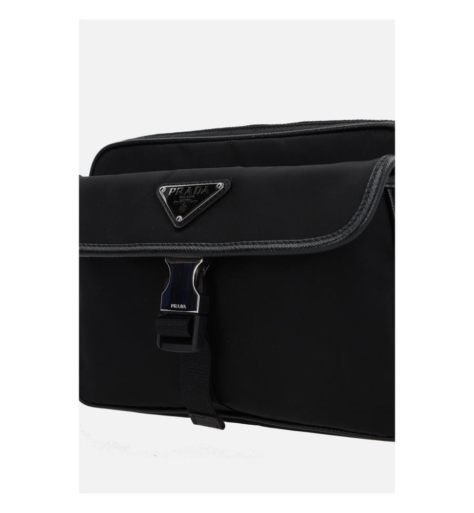 Borsa a tracolla Re-Nylon - Nera