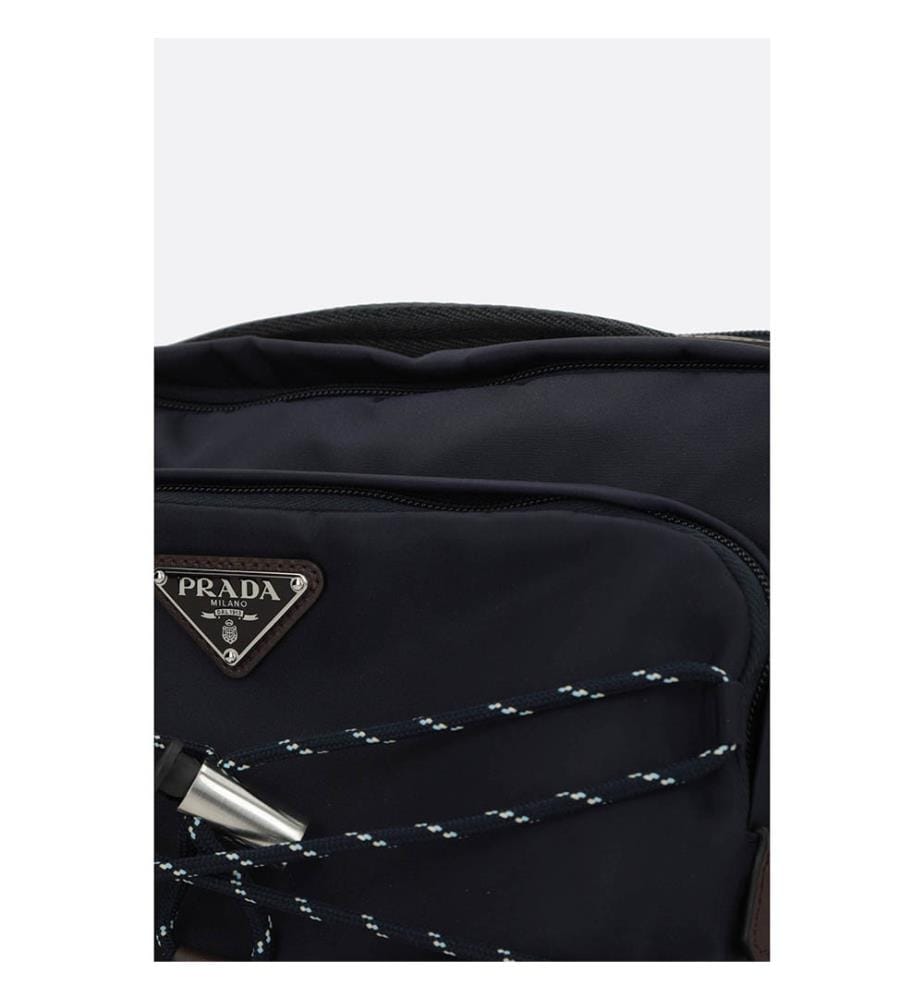 Speedrock shoulder bag in Re-Nylon - Blue
