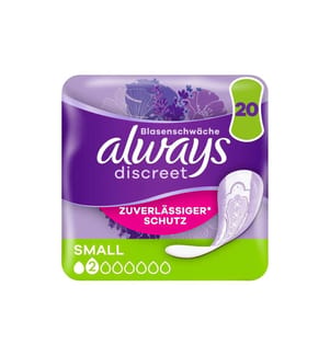 Always Binde Discreet Small Einlagen 20 Stück
