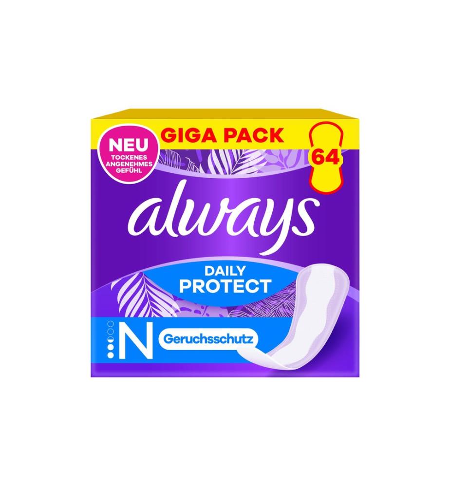 Always Slipeinlage Always Daily Protect Normal 64 Stück