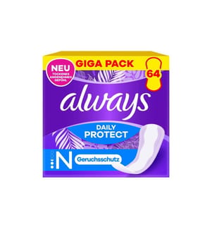 Always Slipeinlage Always Daily Protect Normal 64 Stück