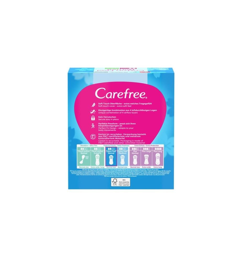 Carefree Cotton Feel 56 Stück