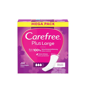 Carefree Slipeinlage Plus Large 64 Stück