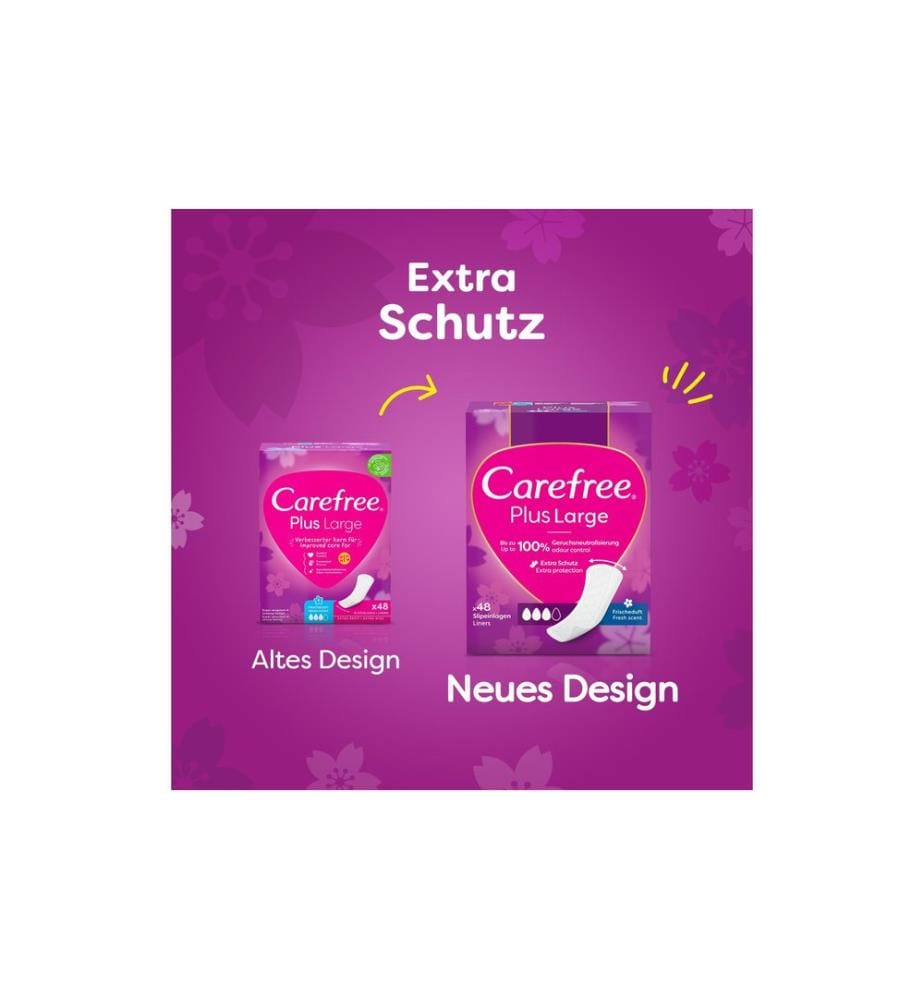 Carefree Plus Large 48 Stück