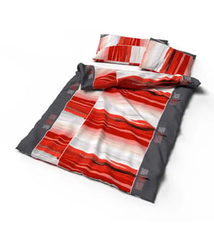 Bettwäsche Bambus Cap Azur rot - 160 x 240 cm