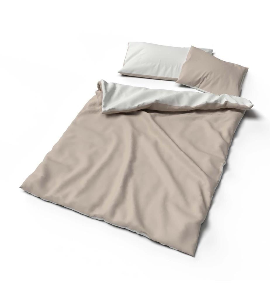 Parure de lit en bambou double face - 240 x 240 cm