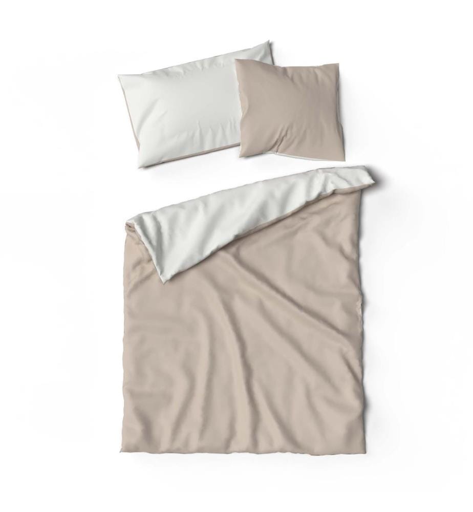 Parure de lit en bambou double face - 240 x 240 cm