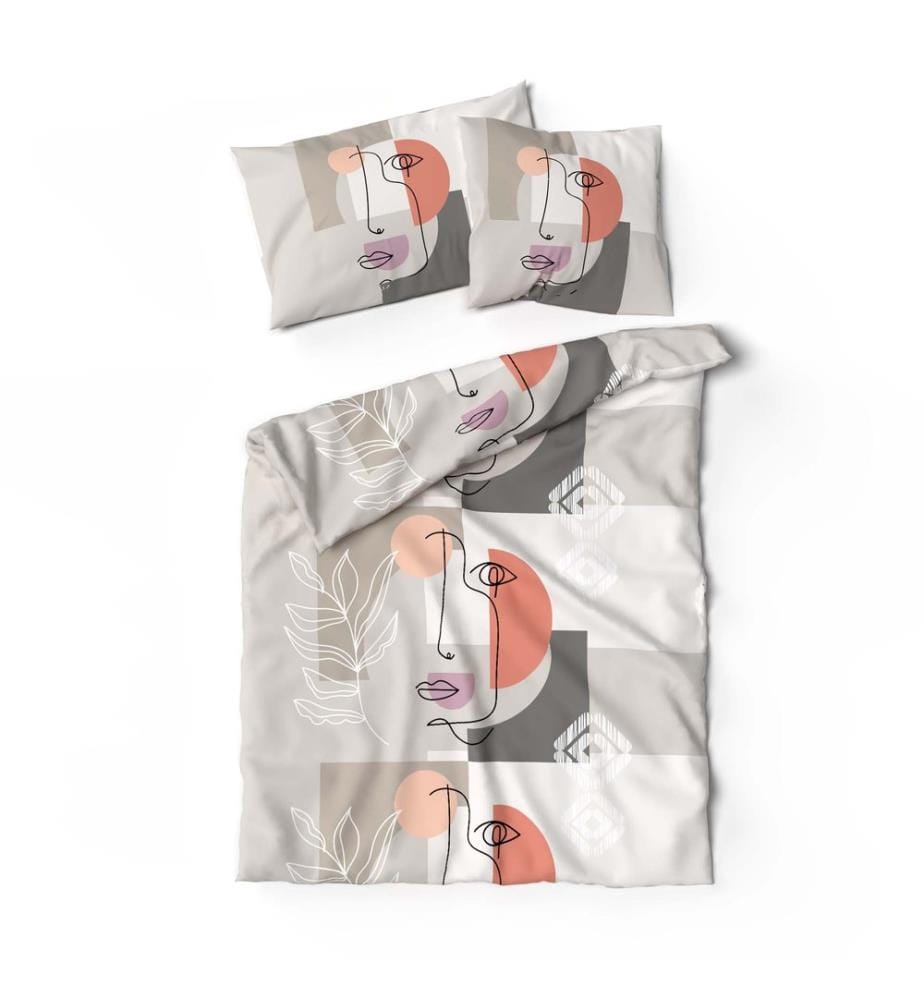 Parure de lit en bambou Emmilou - 50 x 70 cm