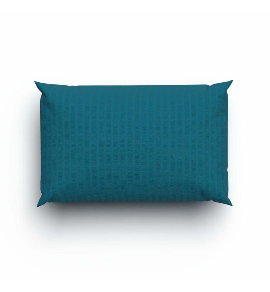 Bettwäsche Satin Seersucker uni - 65 x 100 cm
