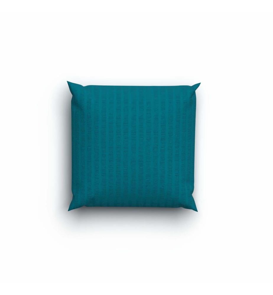 Bettwäsche Satin Seersucker uni - 40 x 40 cm