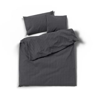 Bettwäsche Satin Seersucker uni - 200 x 210 cm