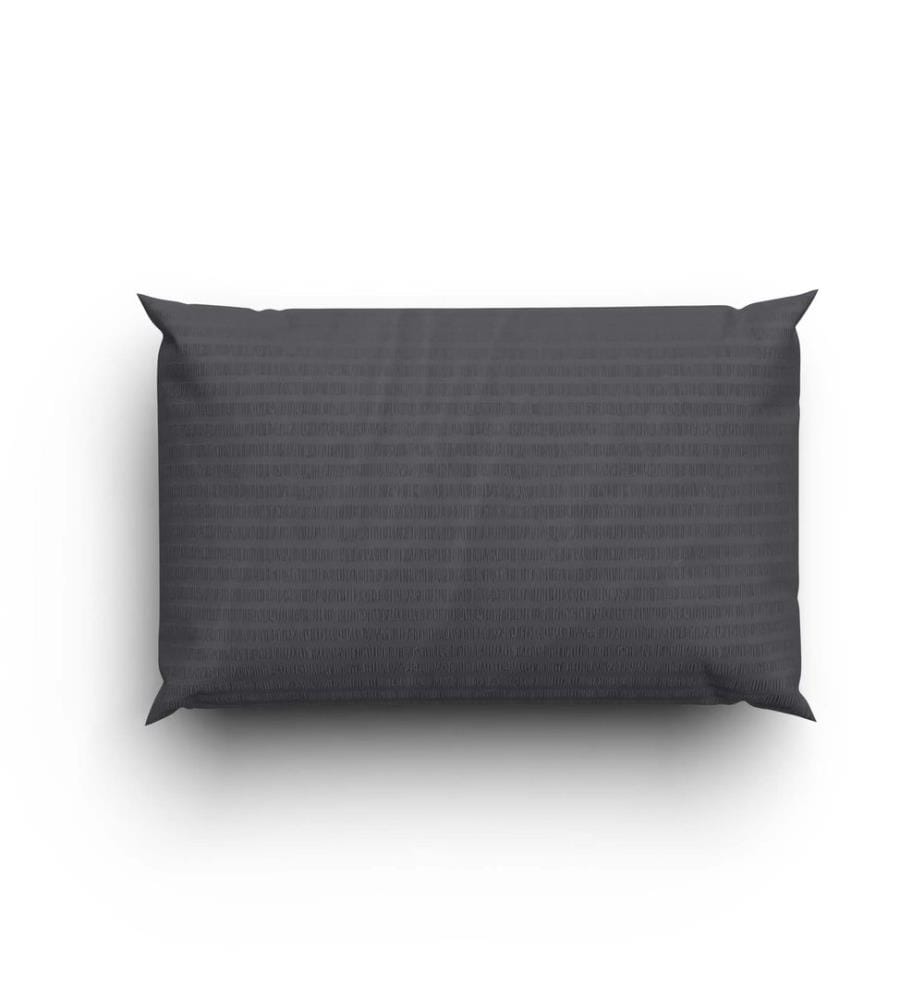 Bettwäsche Satin Seersucker uni - 65 x 100 cm