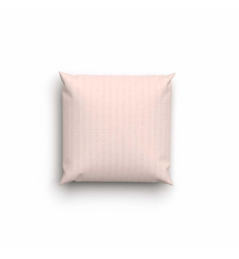 Bettwäsche Satin Seersucker uni - 40 x 40 cm