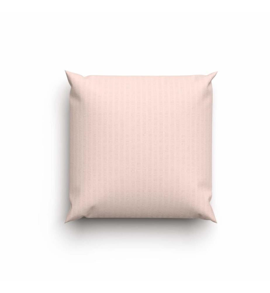 Bettwäsche Satin Seersucker uni - 65 x 65 cm