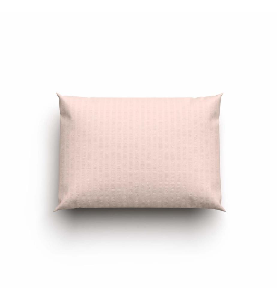 Bettwäsche Satin Seersucker uni - 50 x 70 cm