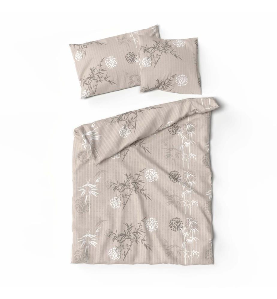 Linge de lit en seersucker Junko - 160 x 210 cm