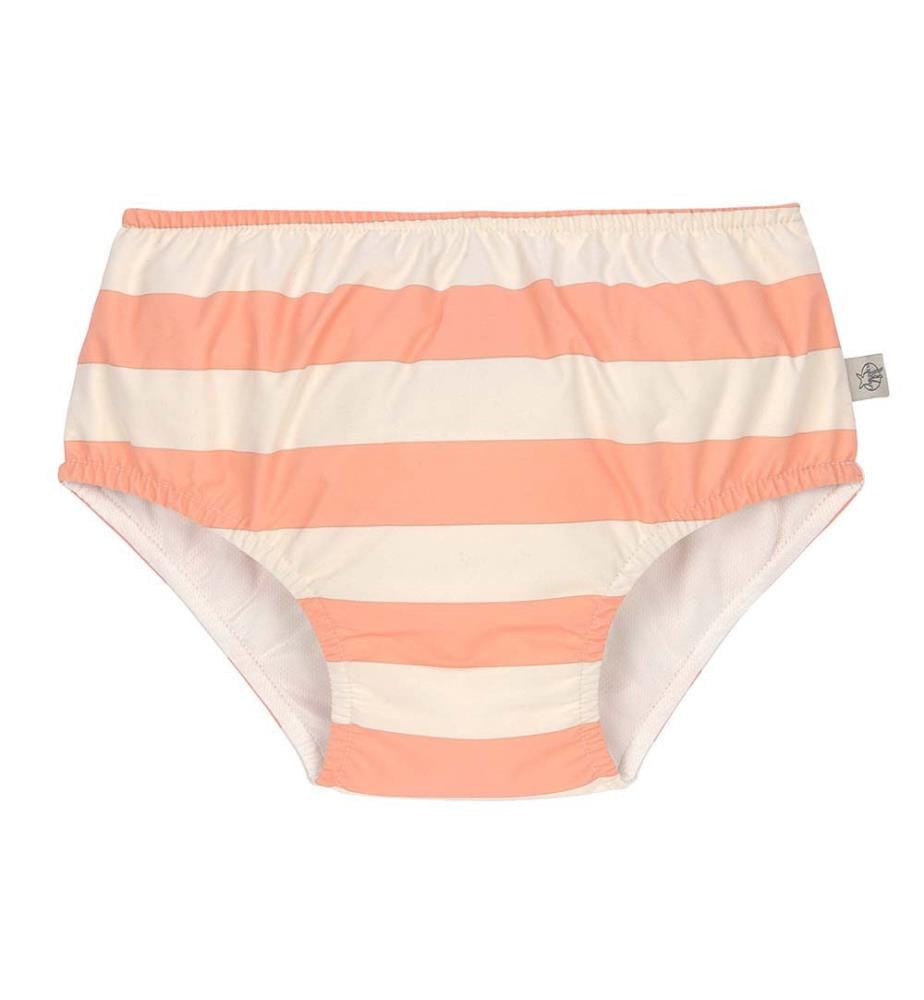 Baby Schwimmwindel - Stripes milky/peach