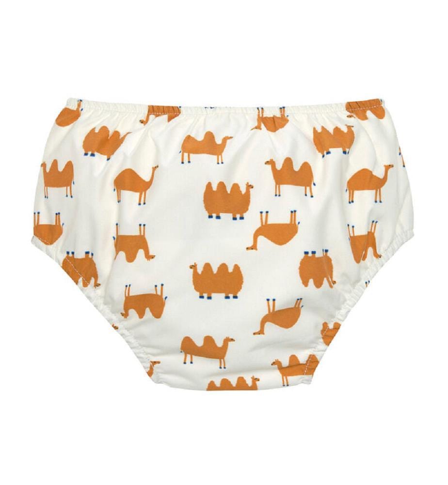 Maillot couche bébé - Camel nature