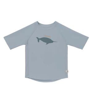 T-shirt anti-UV manches courtes Whale - Bleu clair