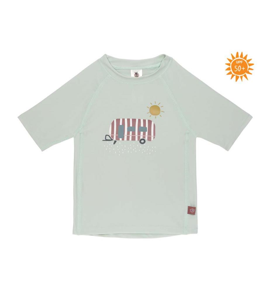 Short Sleeve UV Swimsuit - Caravan mint