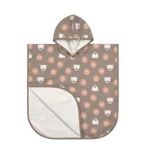 Poncho de bain Wild Cats - Choco