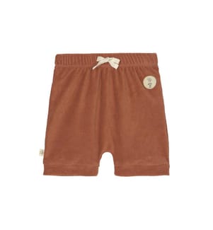 Short en éponge rouille