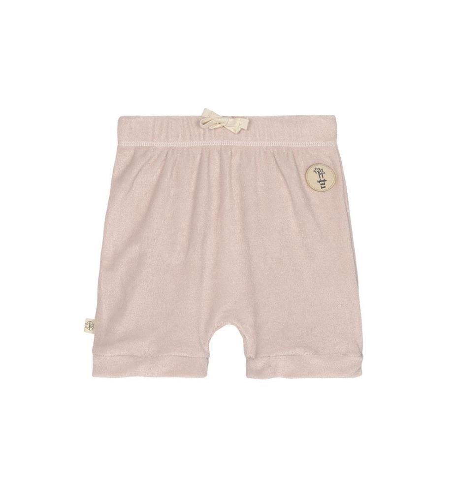 Short en éponge rose poudré