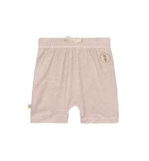 Short en éponge rose poudré