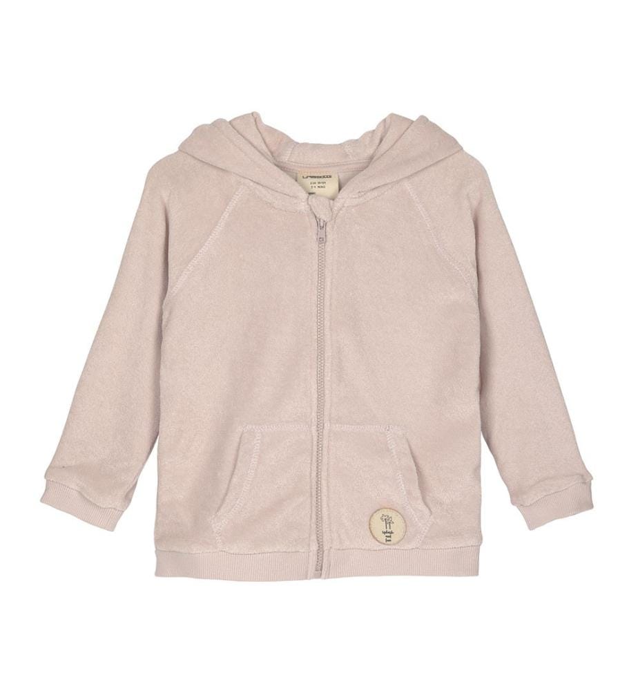 Veste en éponge rose poudré