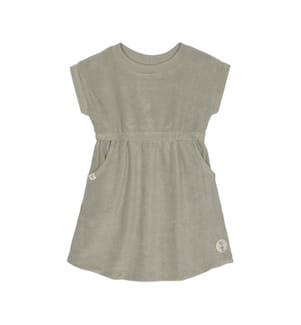 Robe en éponge Olive