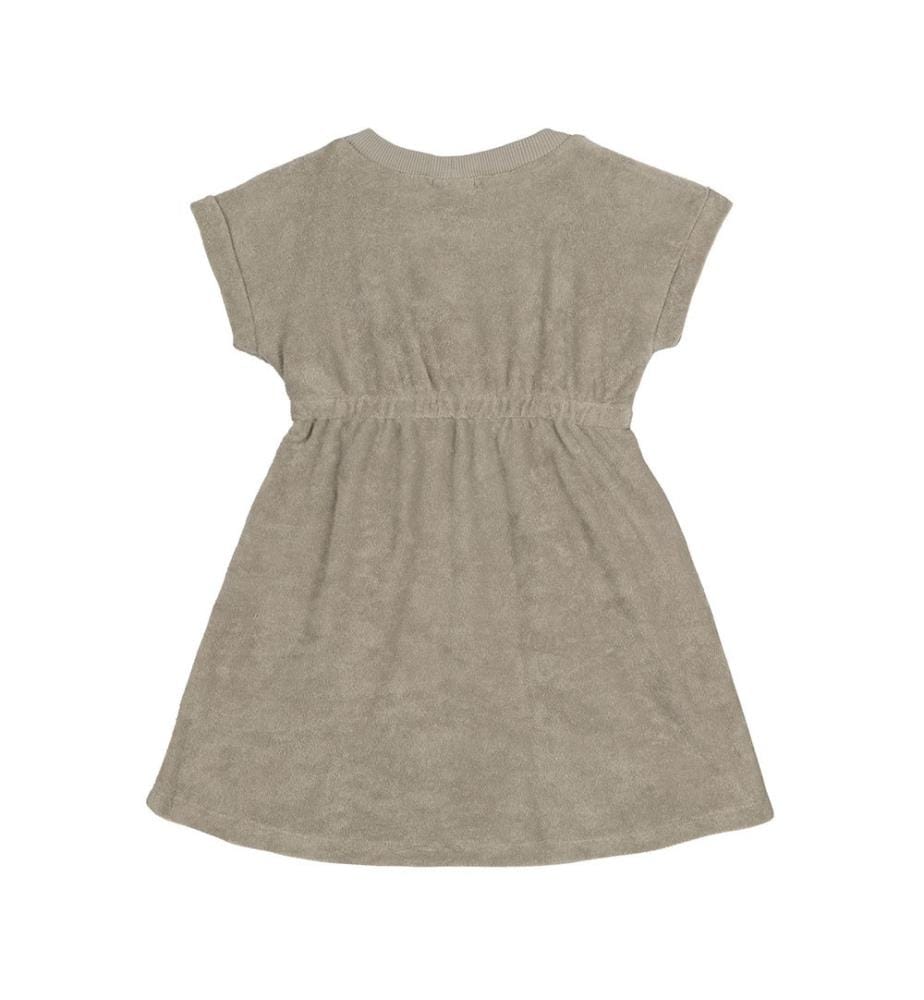 Robe en éponge Olive