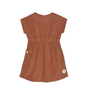 Robe en éponge rouille