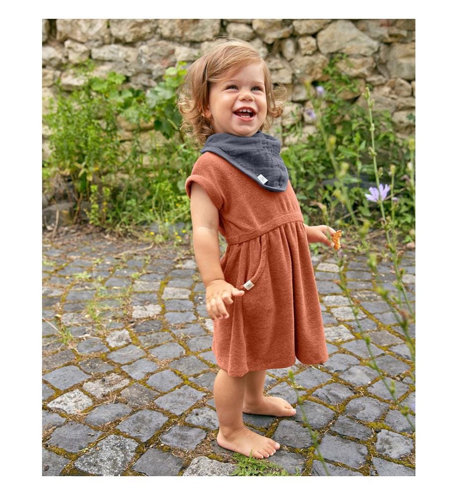 Robe en éponge rouille