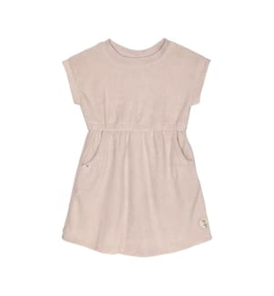 Robe en éponge rose poudré