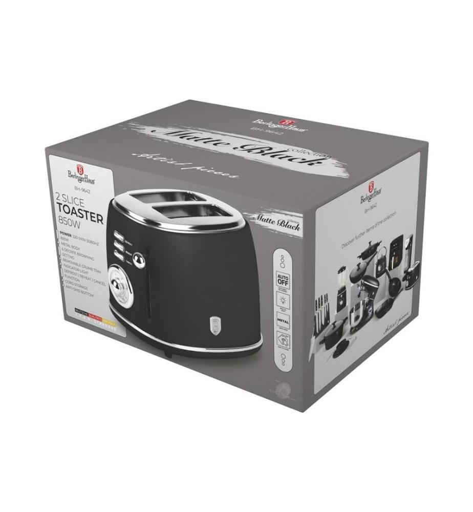 Toaster, Matte Black Collection - Matt Black