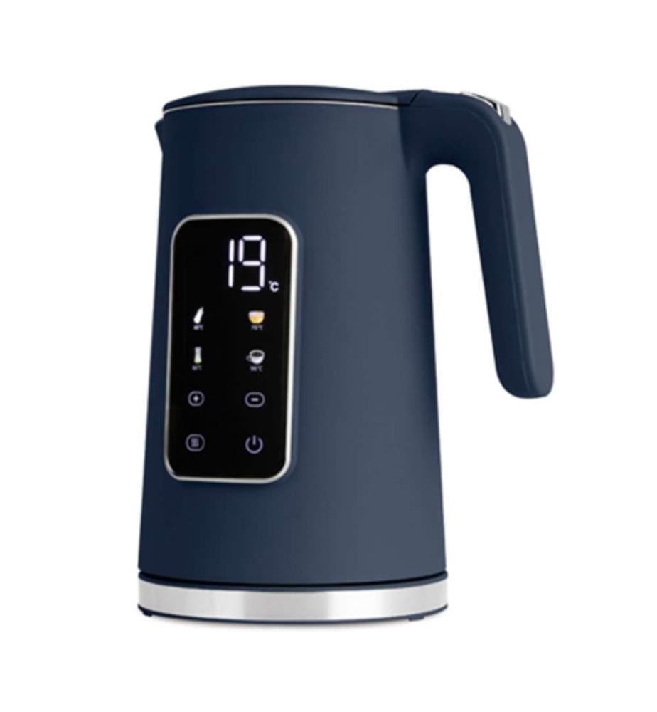 Wasserkocher 1.7L mit Digitalanzeige blau matt – Deep Sea