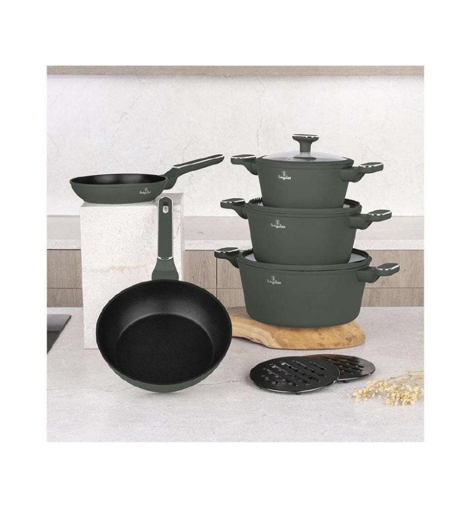 Set Von 10 Küchenutensilien Collection Matte Green