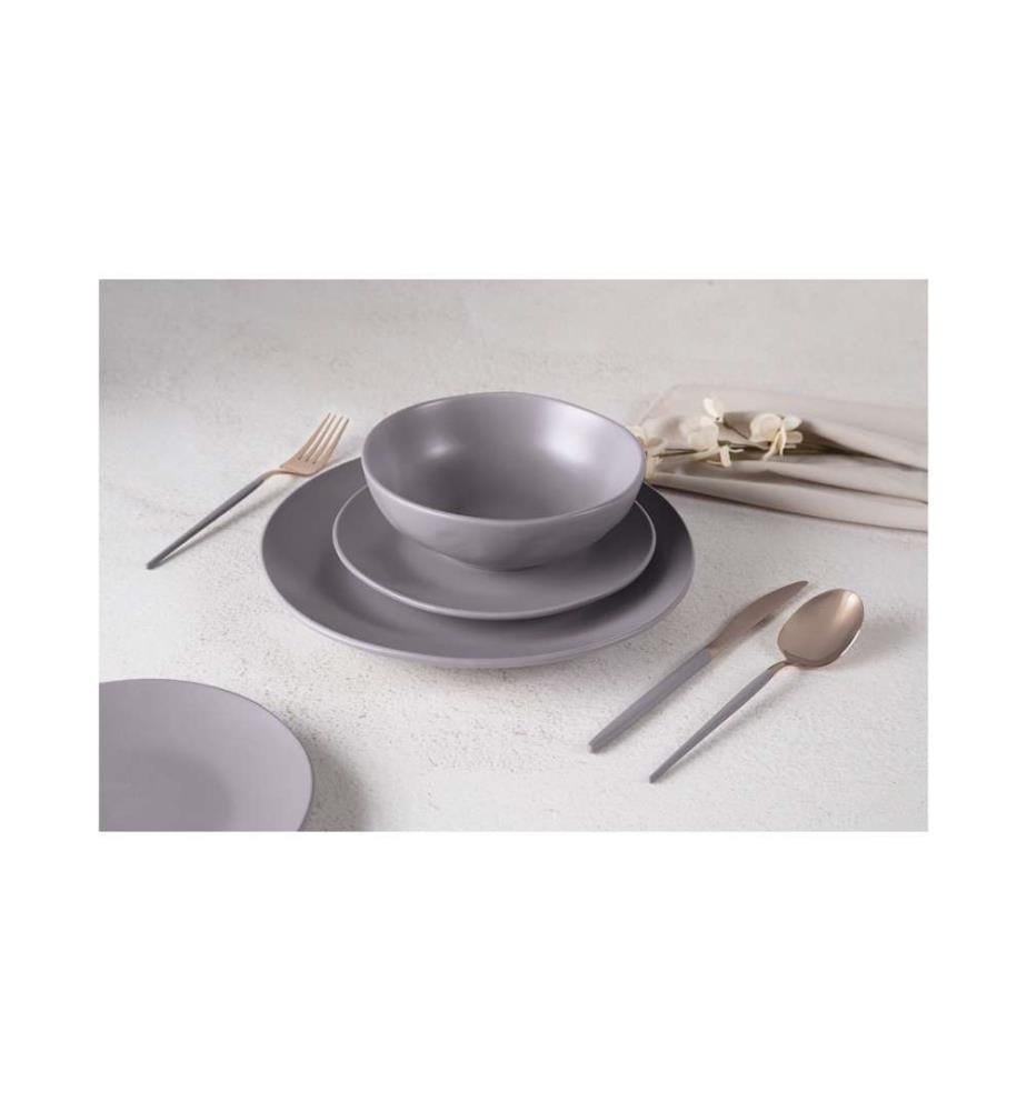 18-teiliges Tellerset, Taupe Collection - Matt