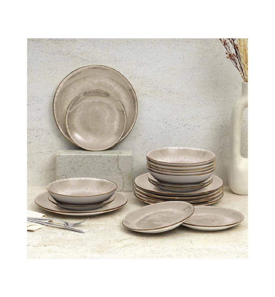18-teiliges Tellerset rund Sahara Collection