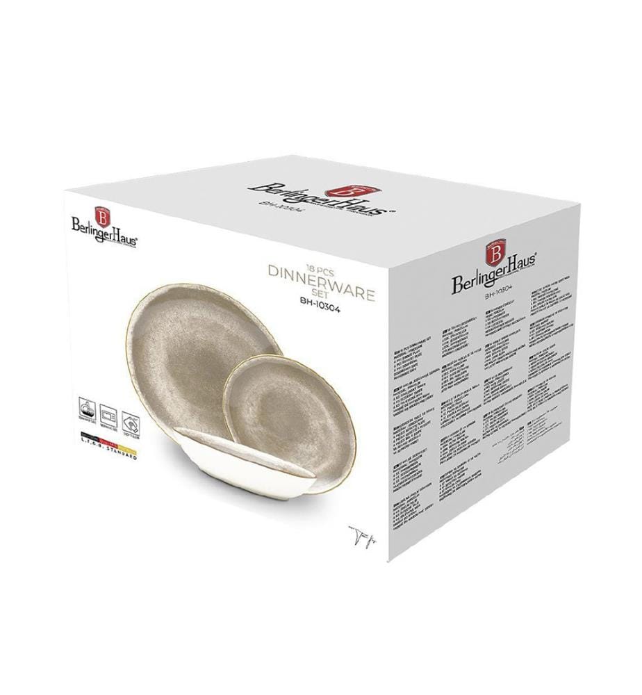 18-teiliges Tellerset rund Sahara Collection