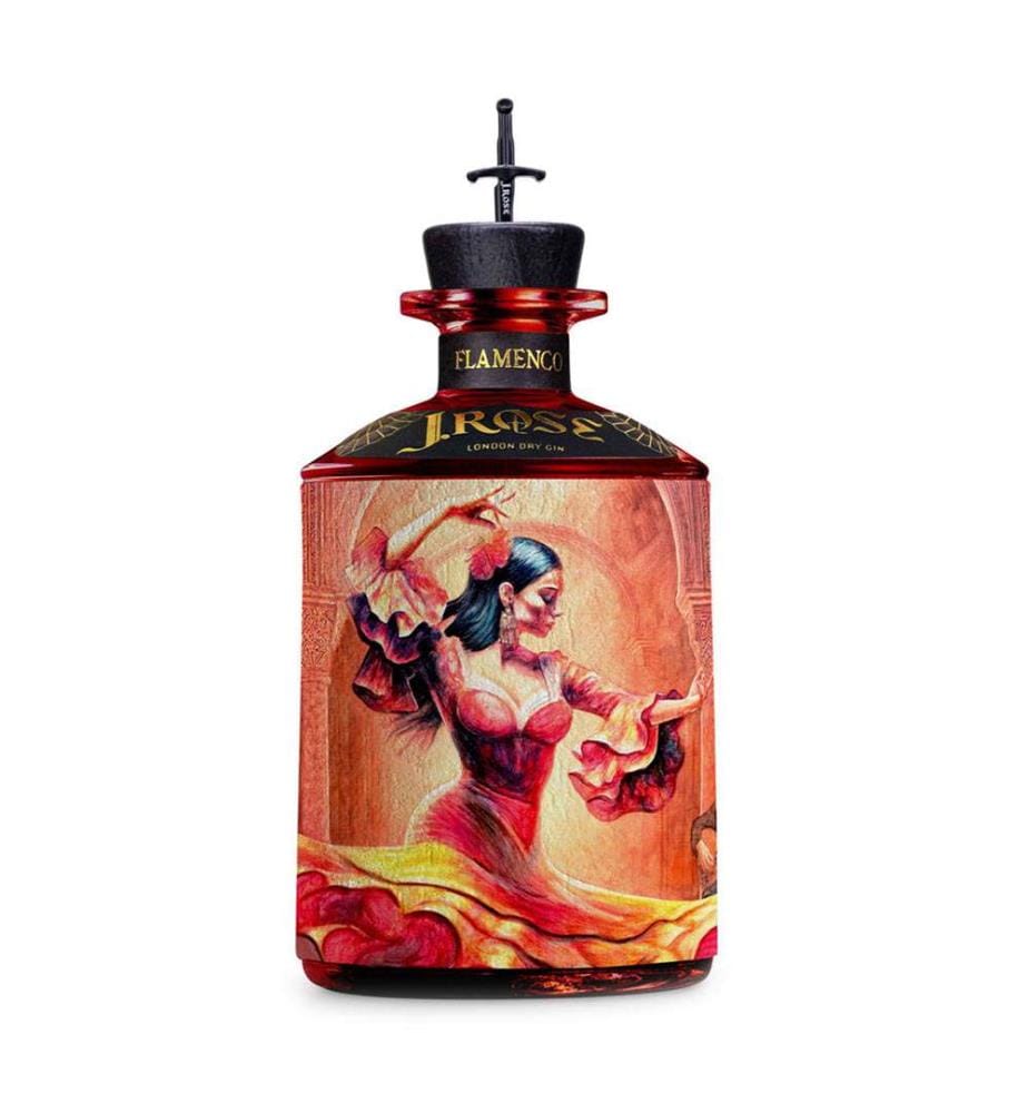 J.Rose London Dry Gin Flamenco - 70 cl