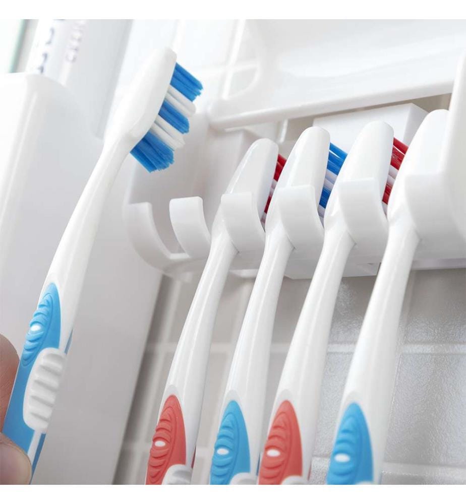 Dispenser e supporto per dentifricio Diseeth - Bianco